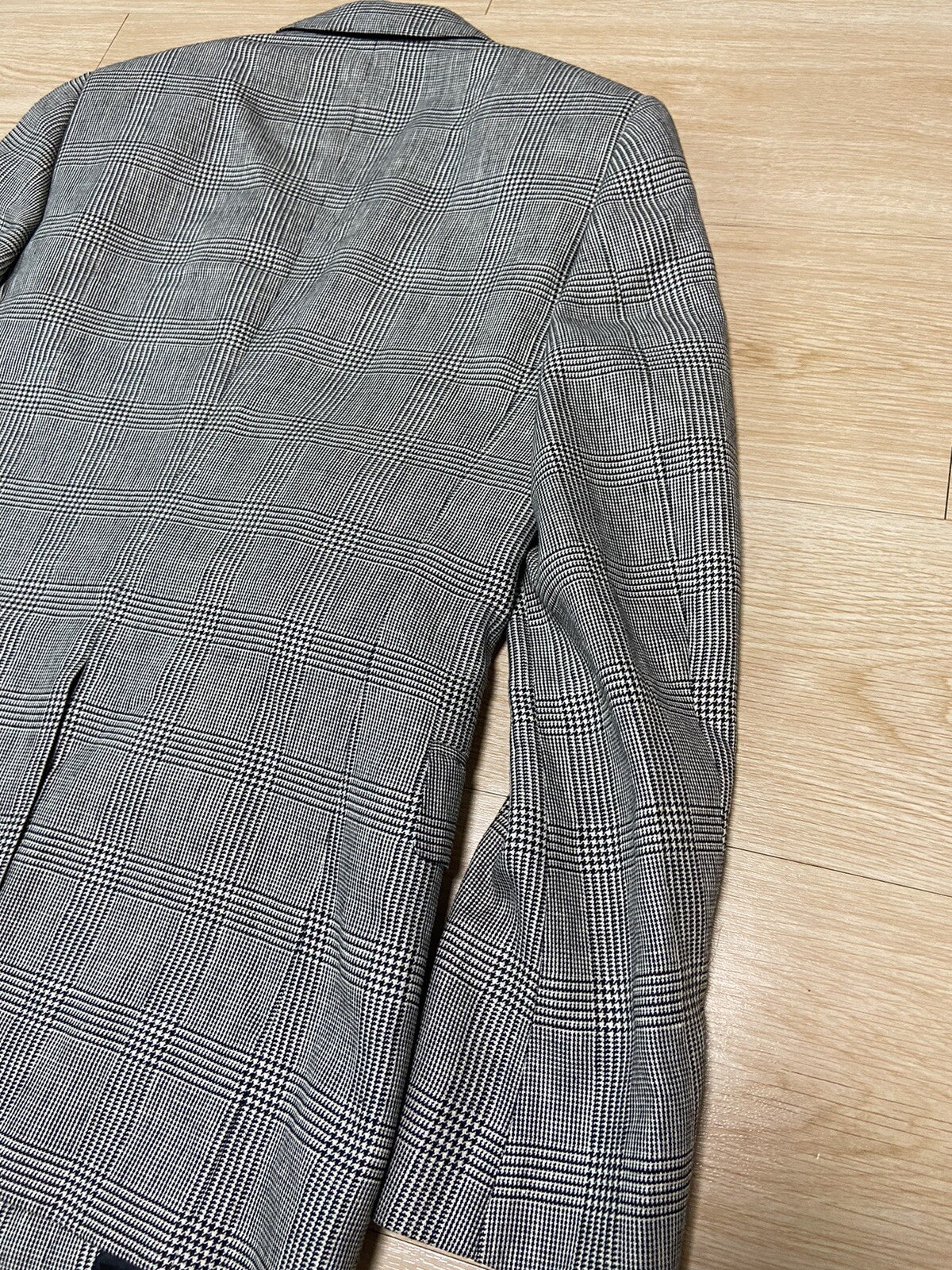 44 Celine Prince Of Wales houndstooth blazer suit jacket. HEDI SLIMANE