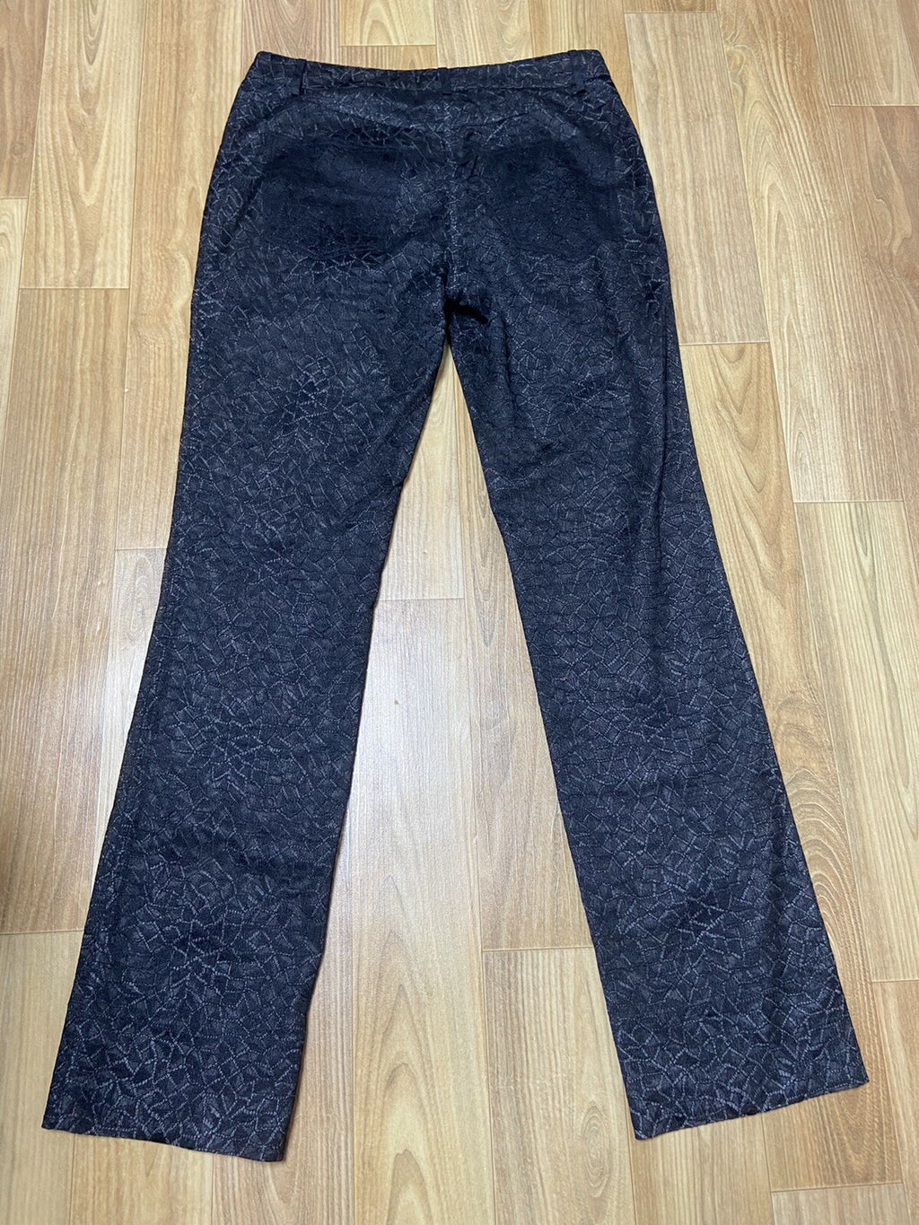 36 Chanel Triangle mesh viscose pants jeans