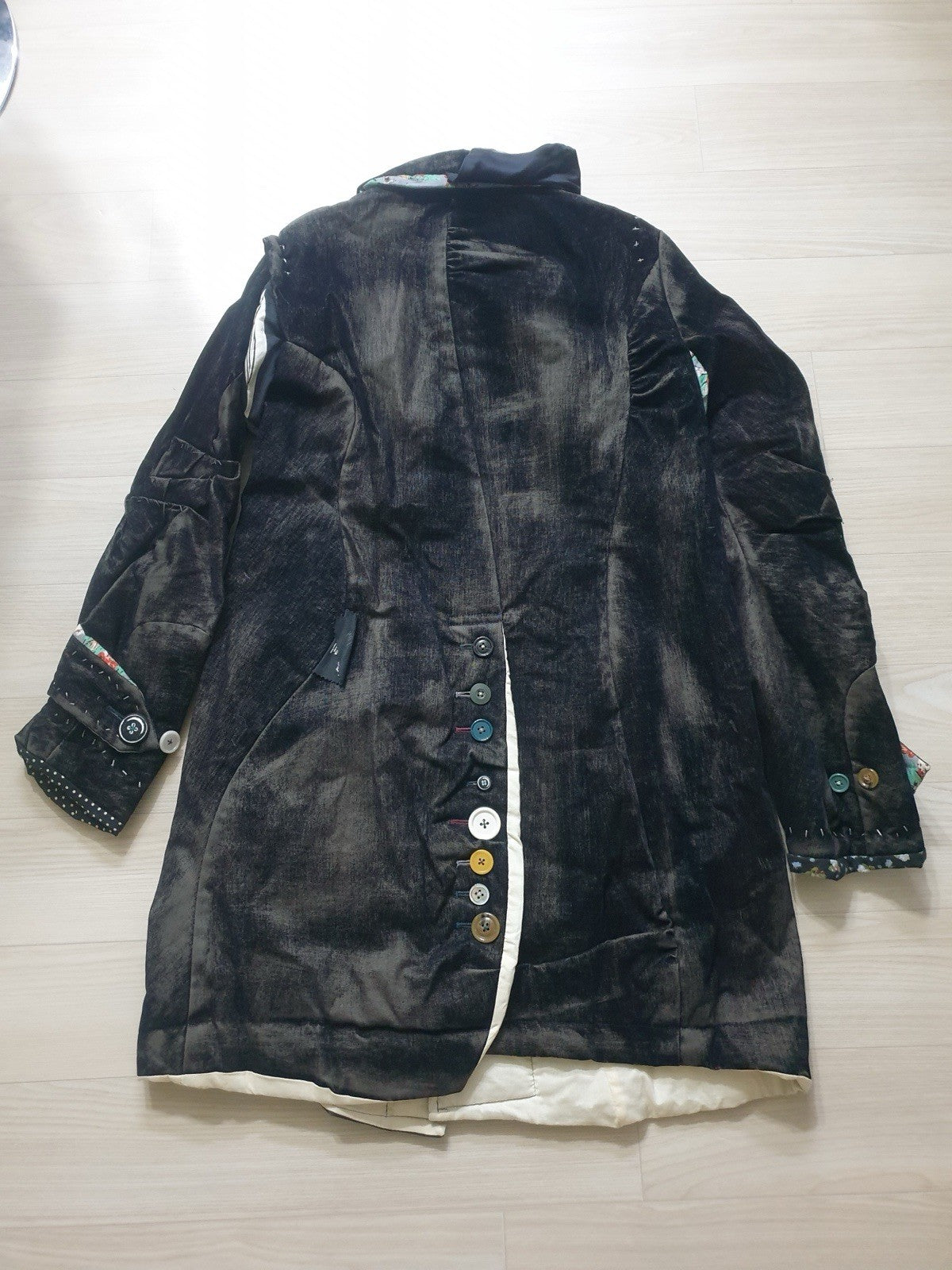 S Undercover aw04 BUT BEAUTIFUL hand sewn coat