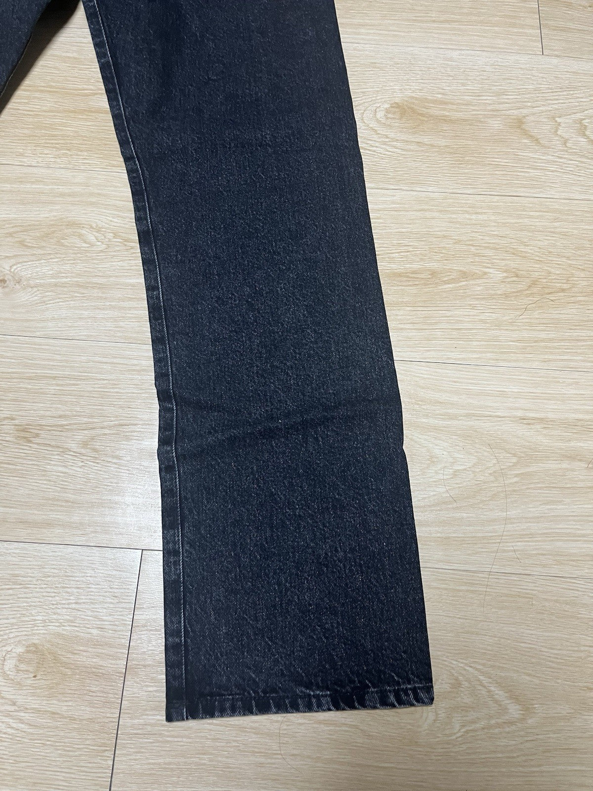 M Vetements SS20 crotch zip split HOMME denim pants jeans