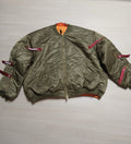 m Vetements Multi pocket cargo oversized Reversible bomber jacket
