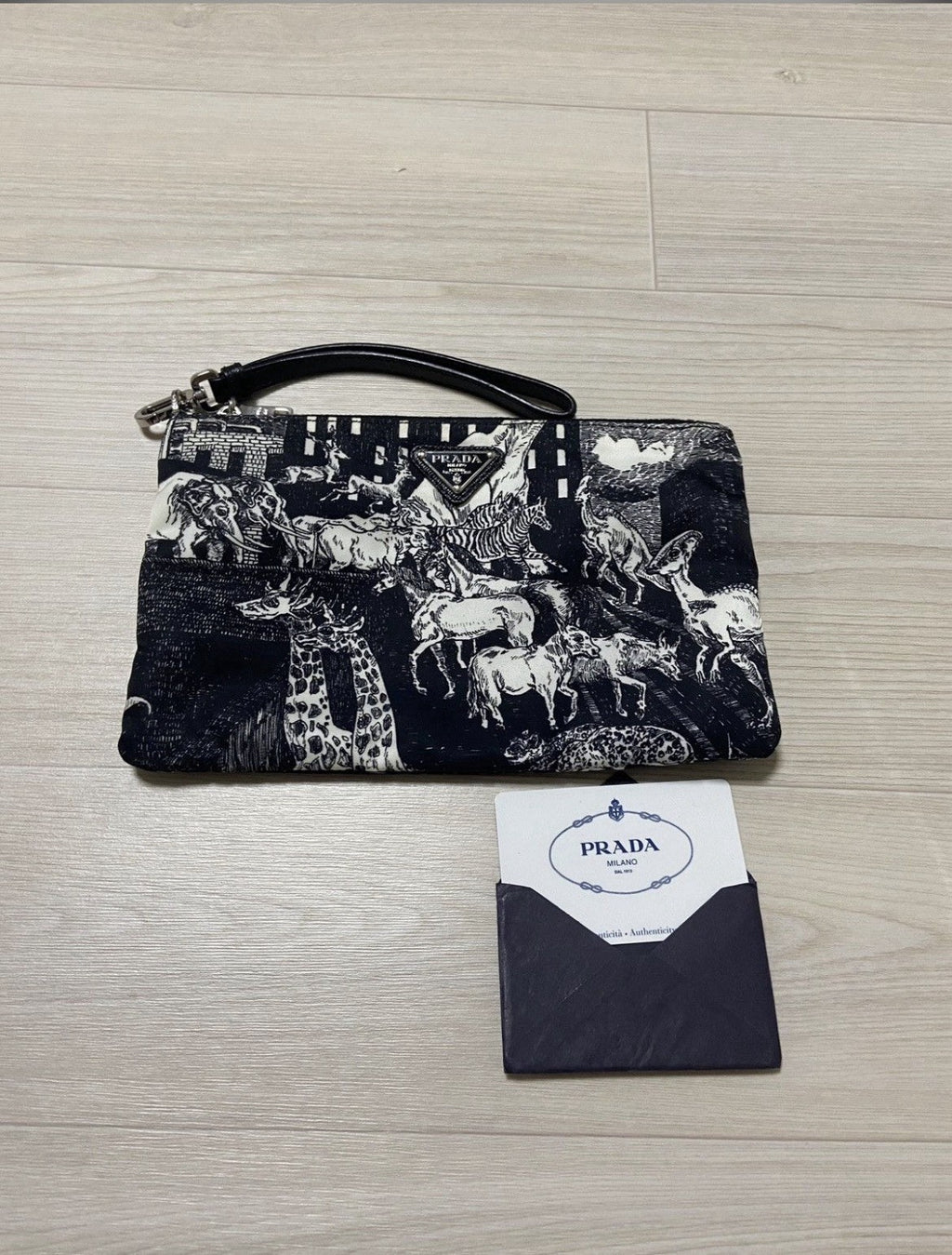 OS Prada ‘SURVIVAL UTOPIA’ CHRISTOPHE CHEMIN Clutch bag