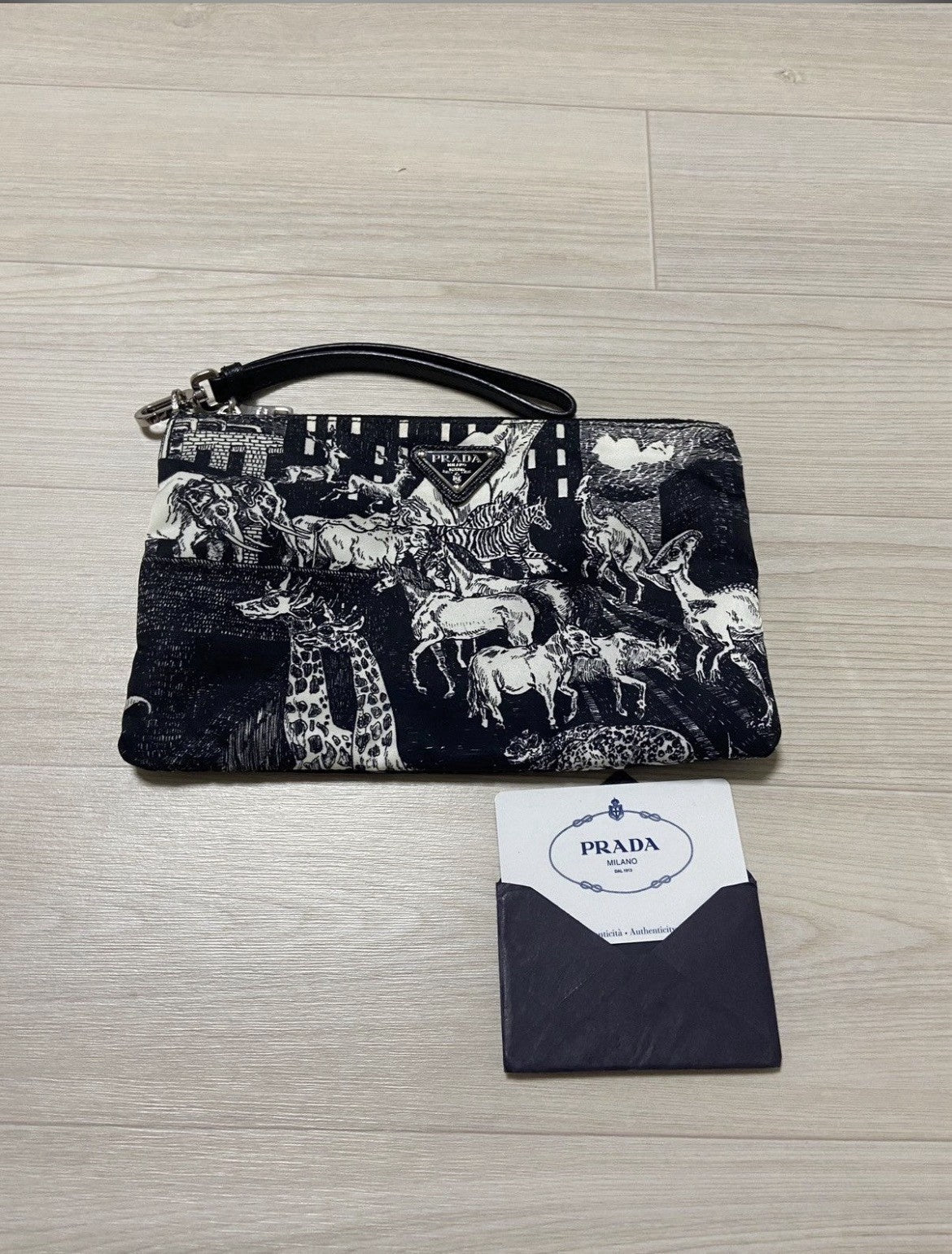 OS Prada ‘SURVIVAL UTOPIA’ CHRISTOPHE CHEMIN Clutch bag