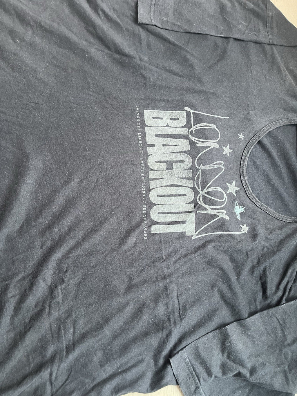 OS Vivienne Westwood gold label london blackout over t shirt