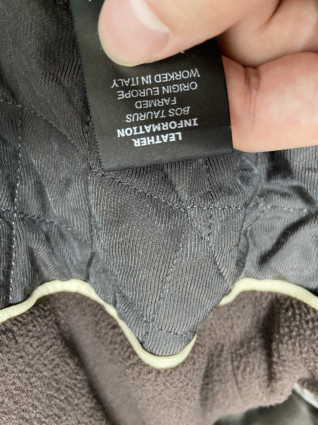 Xs Vetements oversized TIE leather trim VAGABOND wool coat