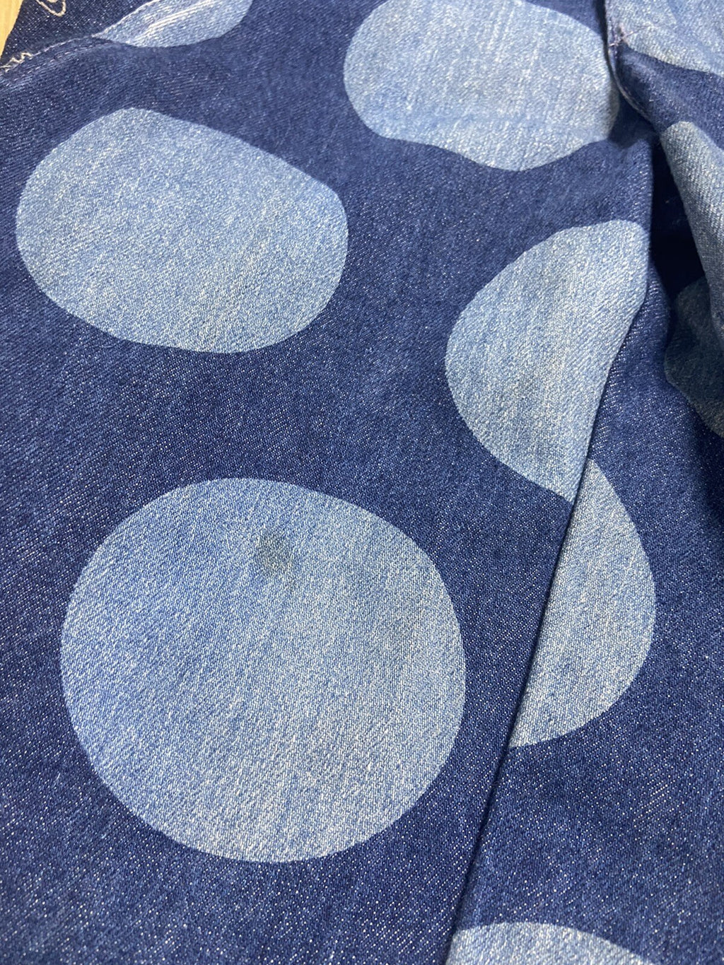 S vivienne Westwood VINTAGE Orb Polkadot Denim Pants Jeans 80s 90s