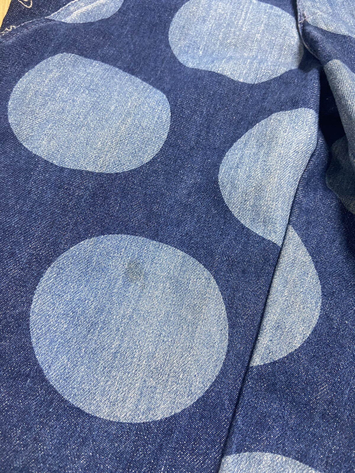S vivienne Westwood VINTAGE Orb Polkadot Denim Pants Jeans 80s 90s