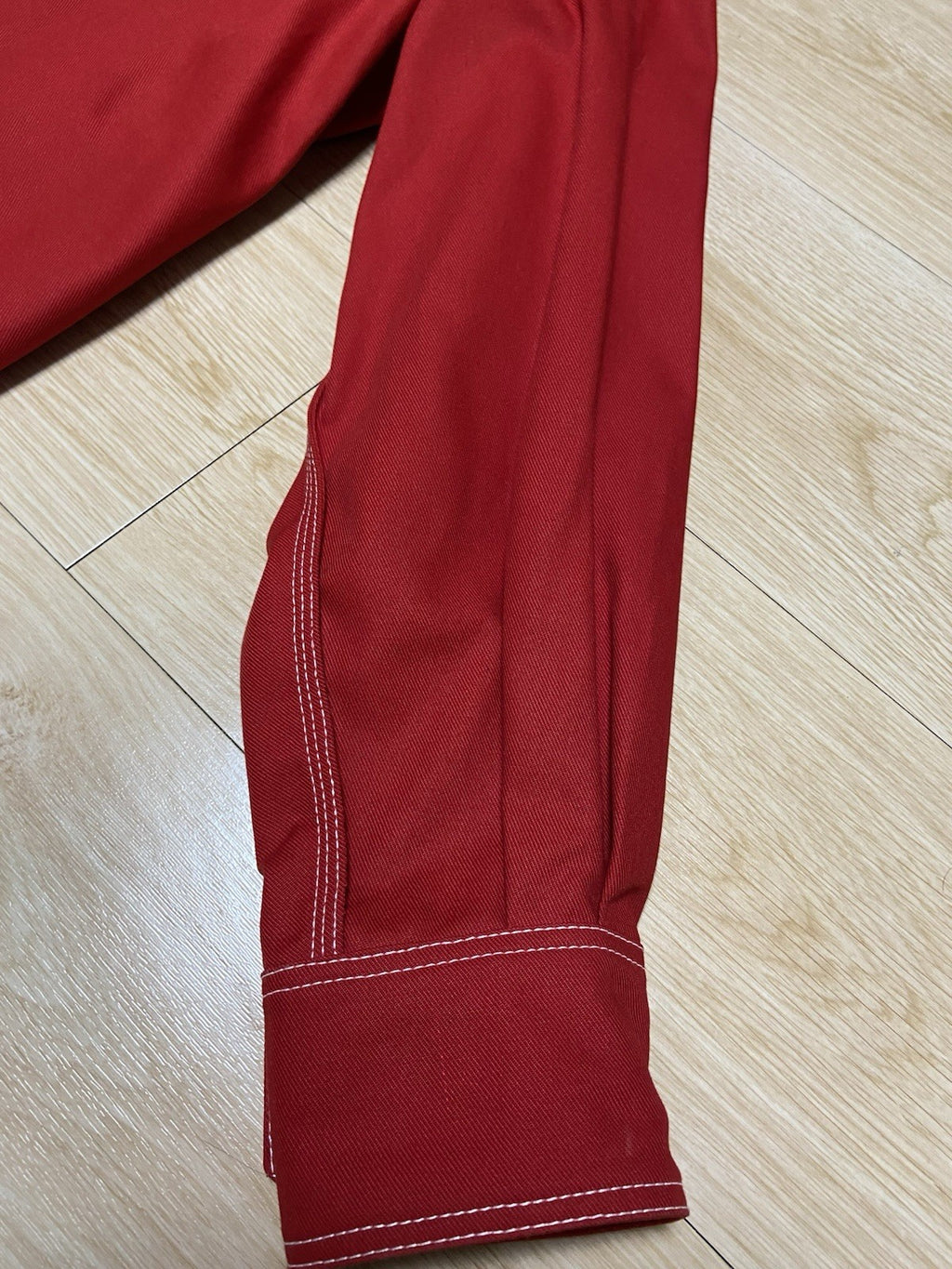 XS Vetements Carhartt oversized work jacket red