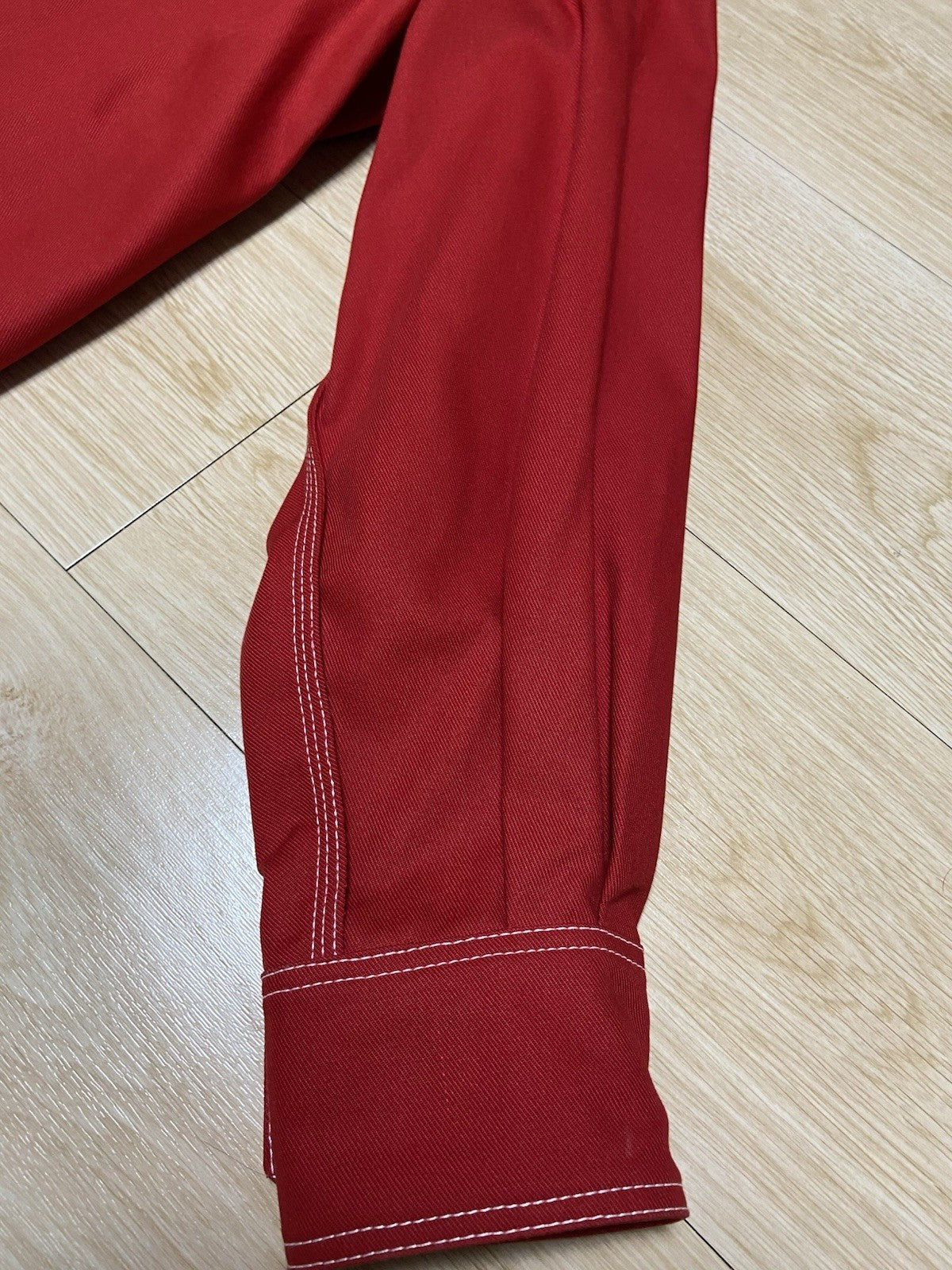 XS Vetements Carhartt oversized work jacket red