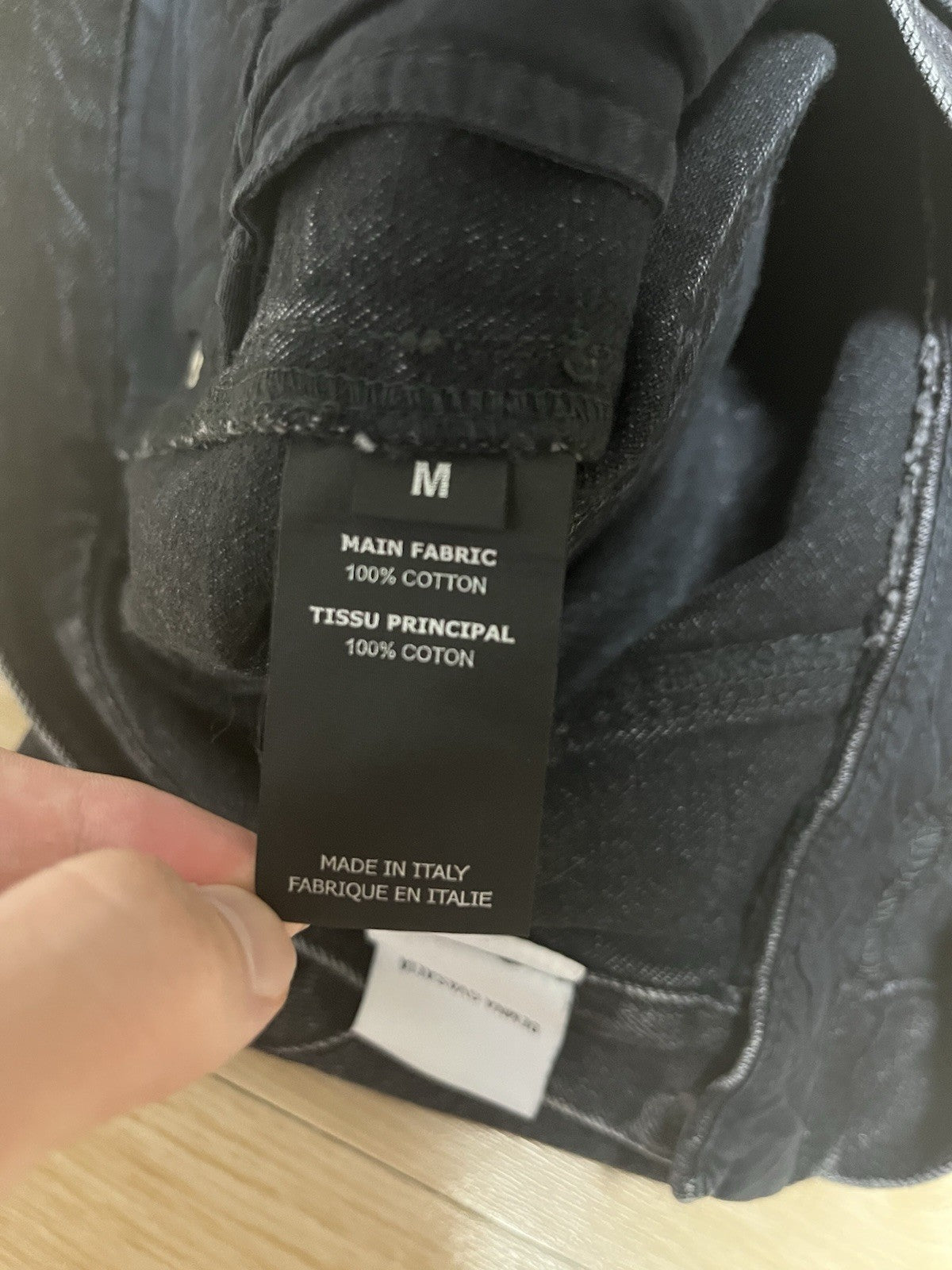 M Vetements SS20 crotch zip split HOMME denim pants jeans
