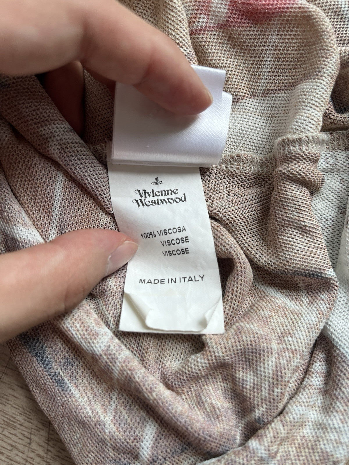 M Vivienne Westwood orb logo FRAGILE power net t shirt
