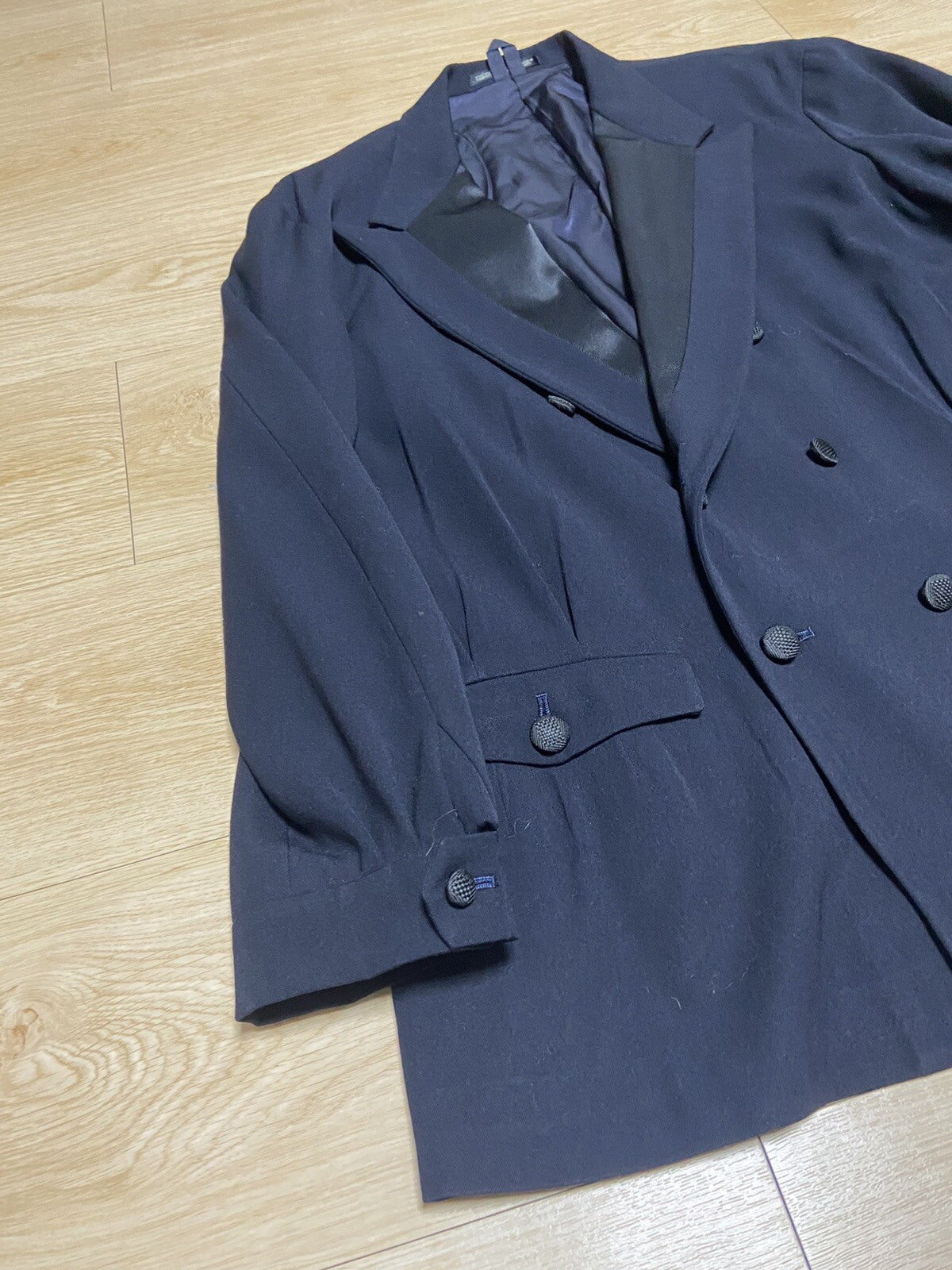 M Yohji Yamamoto Pour homme vintage silk lapel blazer jacket