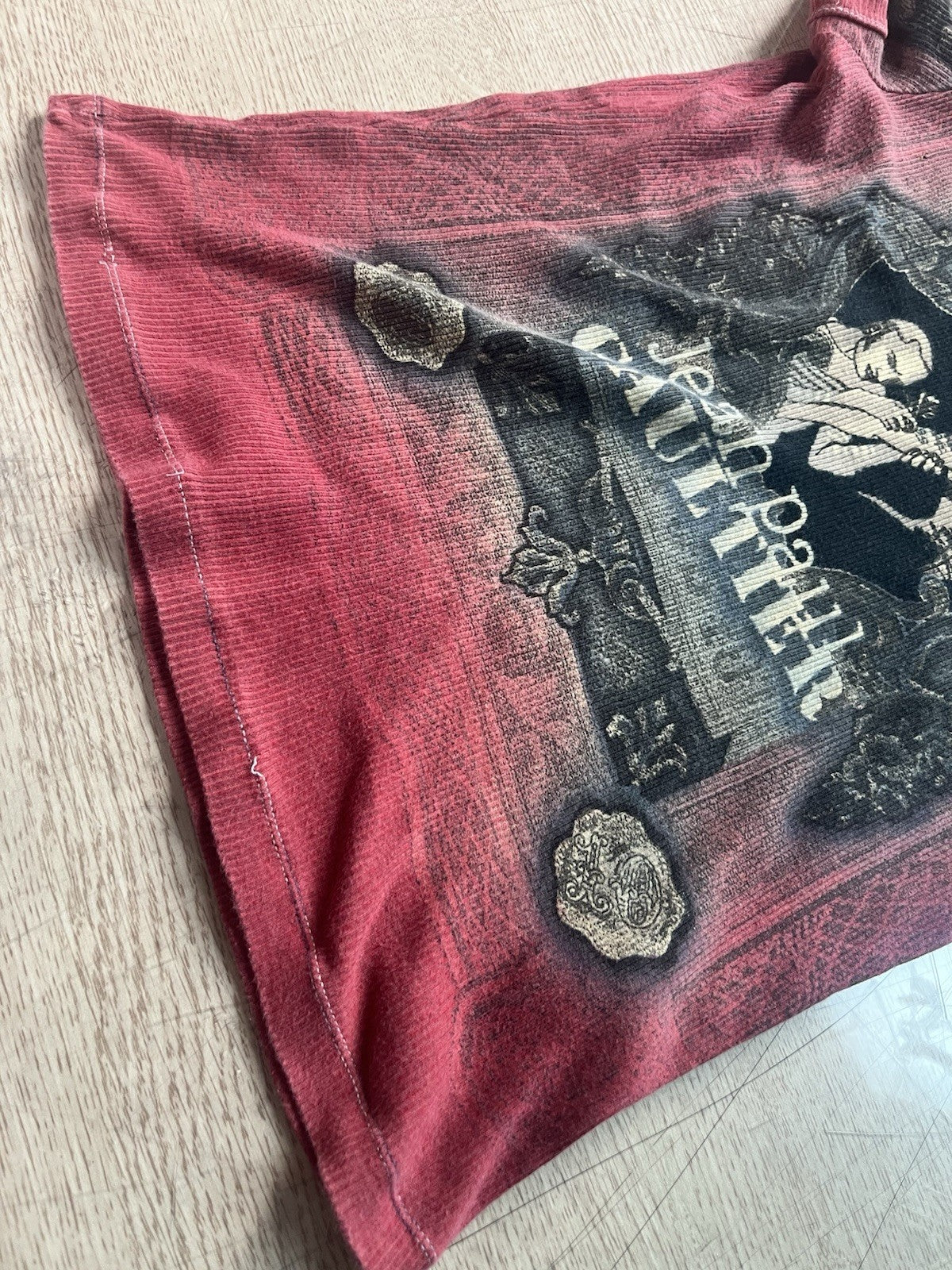 M Jean Paul Gaultier Maille Italy Tattooist power net rib t shirt Vintage