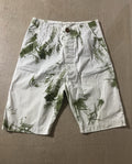 44 Vivienne westwood leaf printing bermuda short pants
