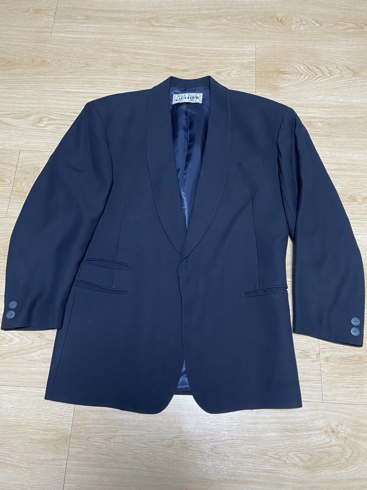 46 Jean Paul Gaultier Gibo vintage shawl lapel blazer jacket