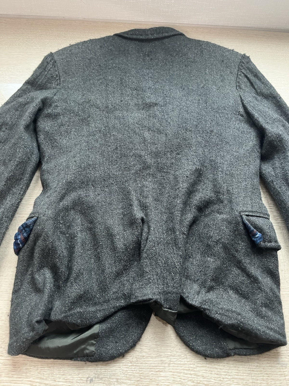 4 Yohji yamamoto wool silk military blazer jacket