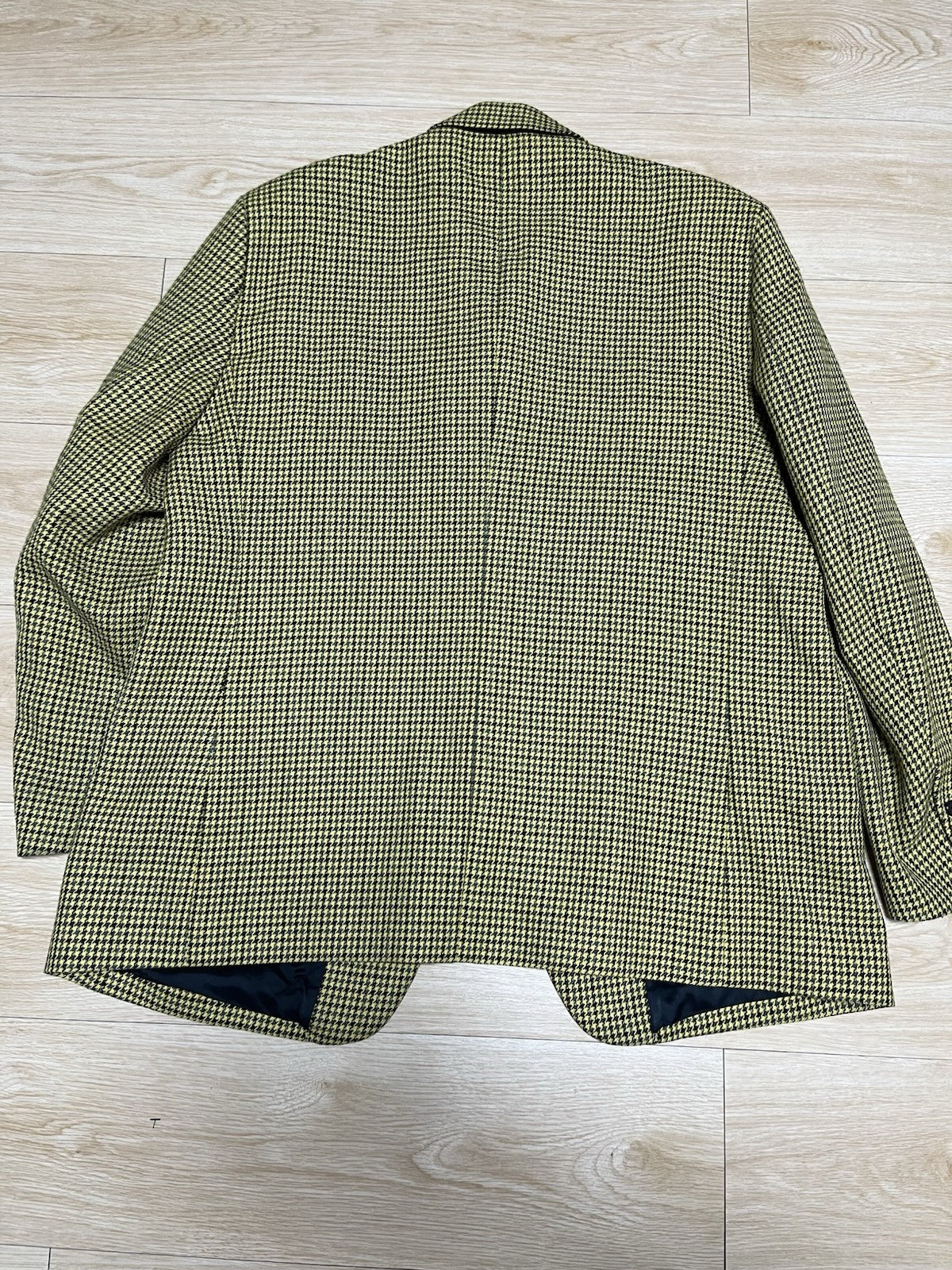 48 Raf simons Big fit daddy fit oversized houndstooth blazer jacket