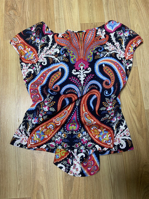 16 Vivienne Westwood 1994 Red paisley Corset Top T Shirt Vintage
