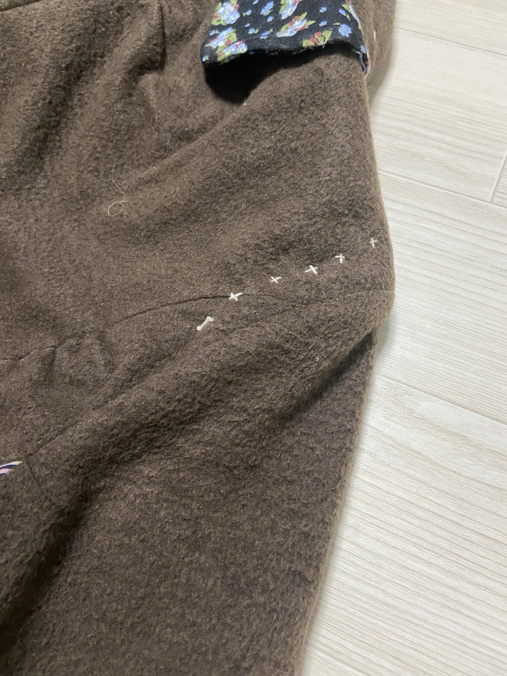 M Undercover aw04 BUT BEAUTIFUL Finale hand sewn coat
