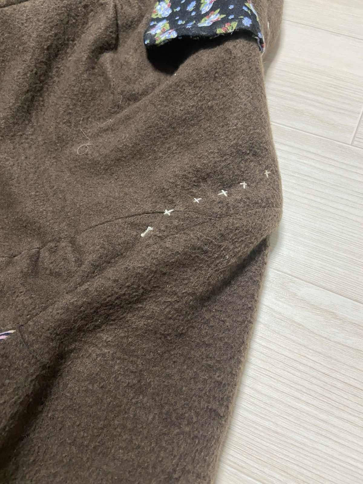 M Undercover aw04 BUT BEAUTIFUL Finale hand sewn coat