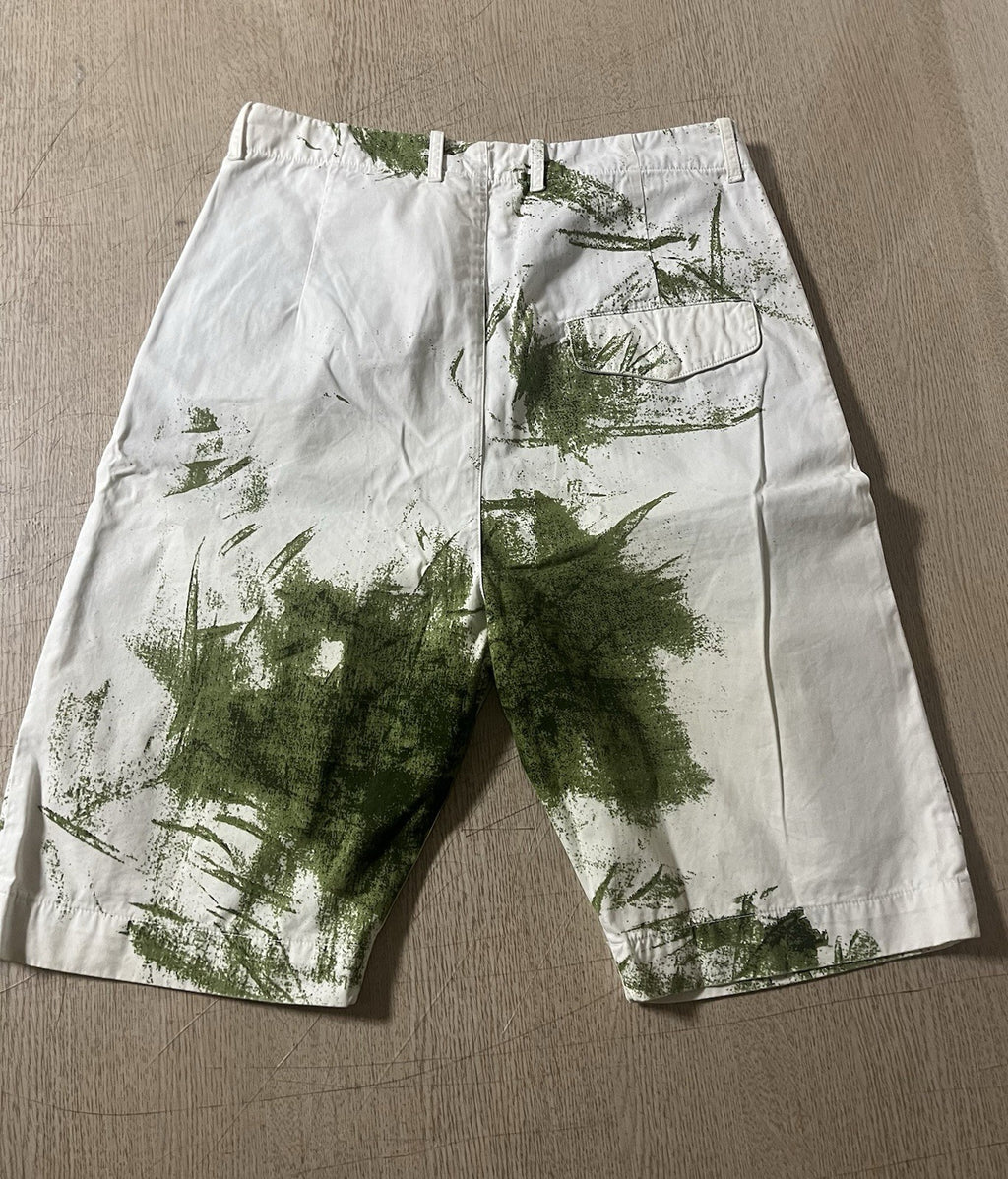 44 Vivienne westwood leaf printing bermuda short pants
