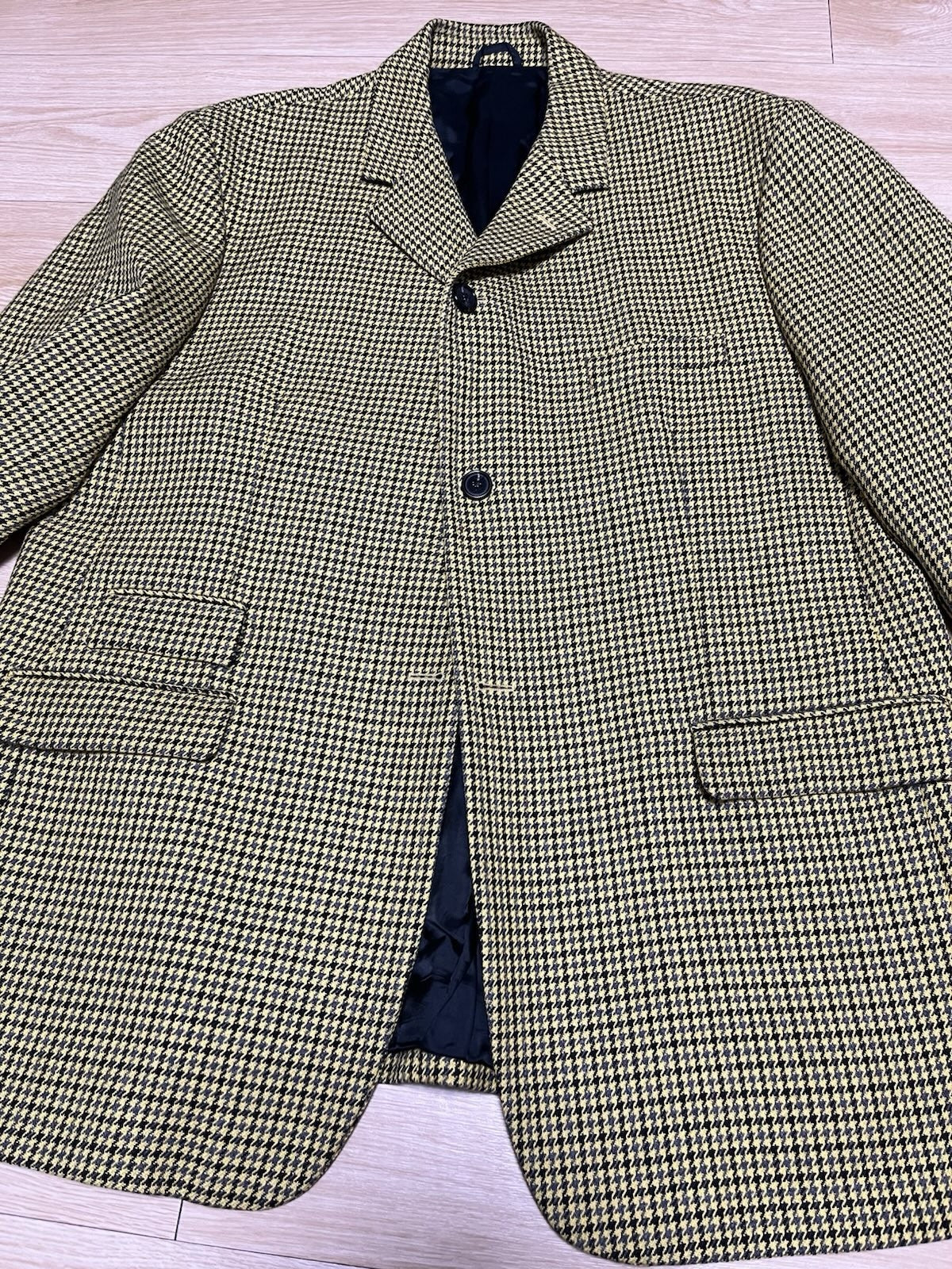 48 Raf simons Big fit daddy fit oversized houndstooth blazer jacket