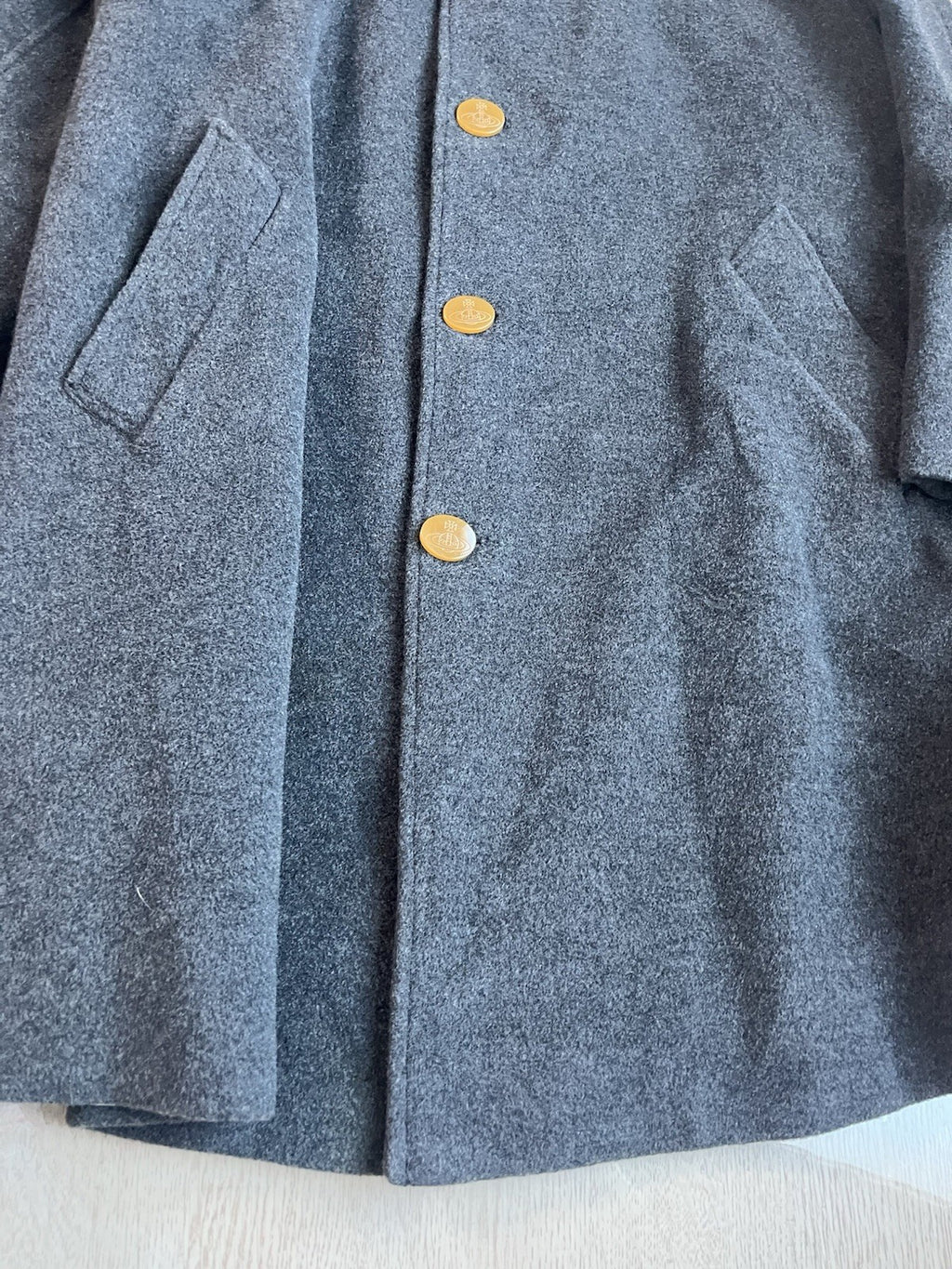 48 Vivienne westwood man vintage oversized a-line wool coat