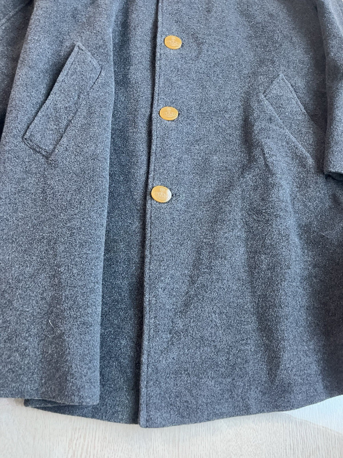 48 Vivienne westwood man vintage oversized a-line wool coat