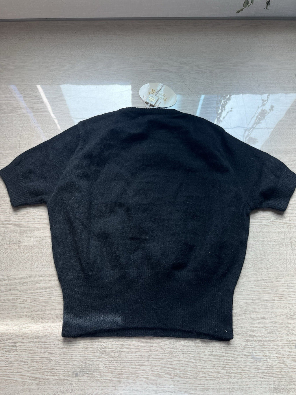 M Vivienne Westwood gold label floral cropped knit t shirt