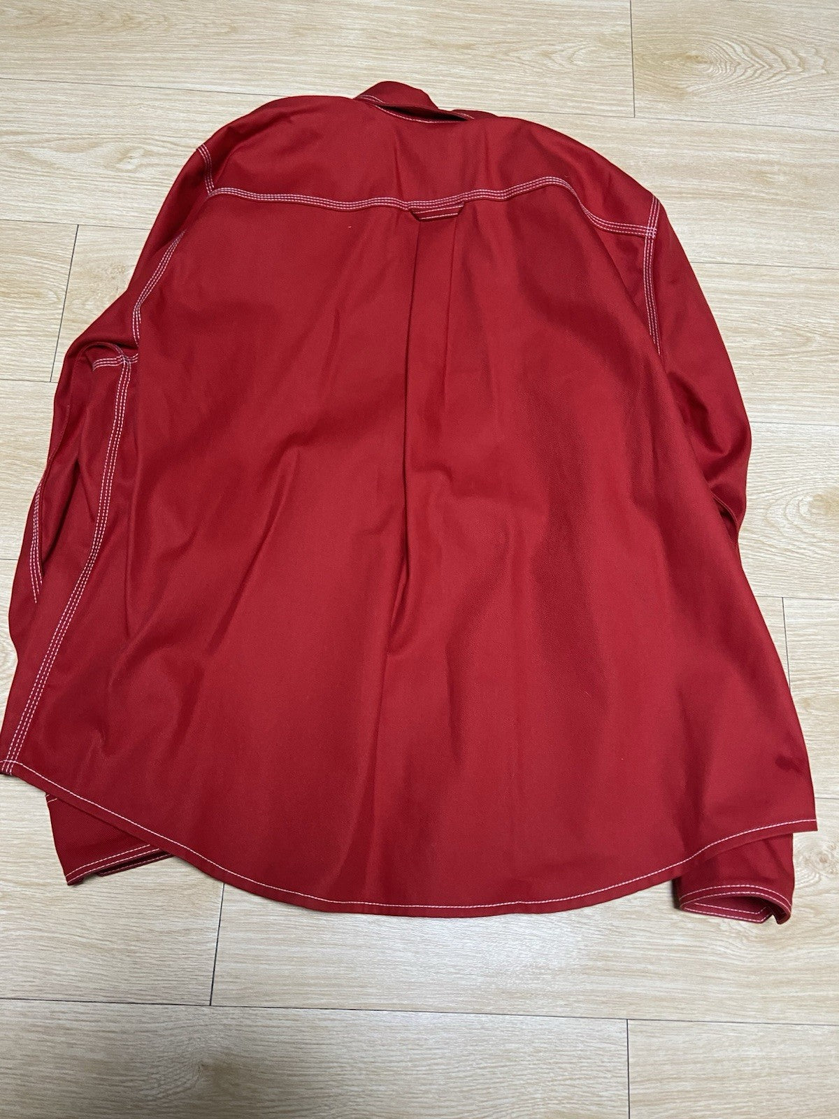 XS Vetements Carhartt oversized work jacket red