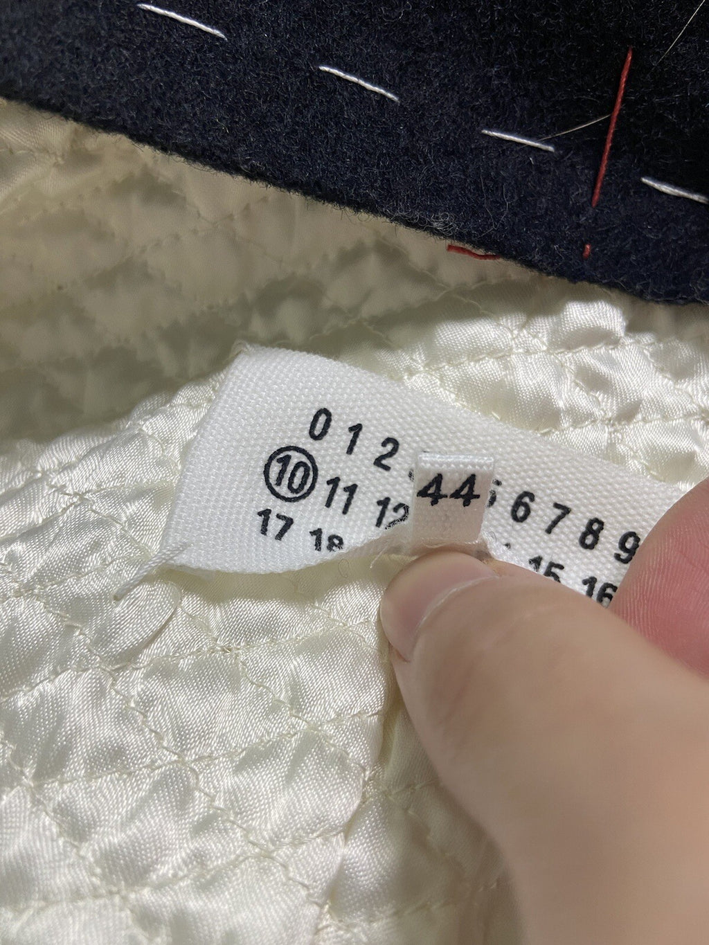 44 Maison Margiela Fw20 Two tone in progress coat