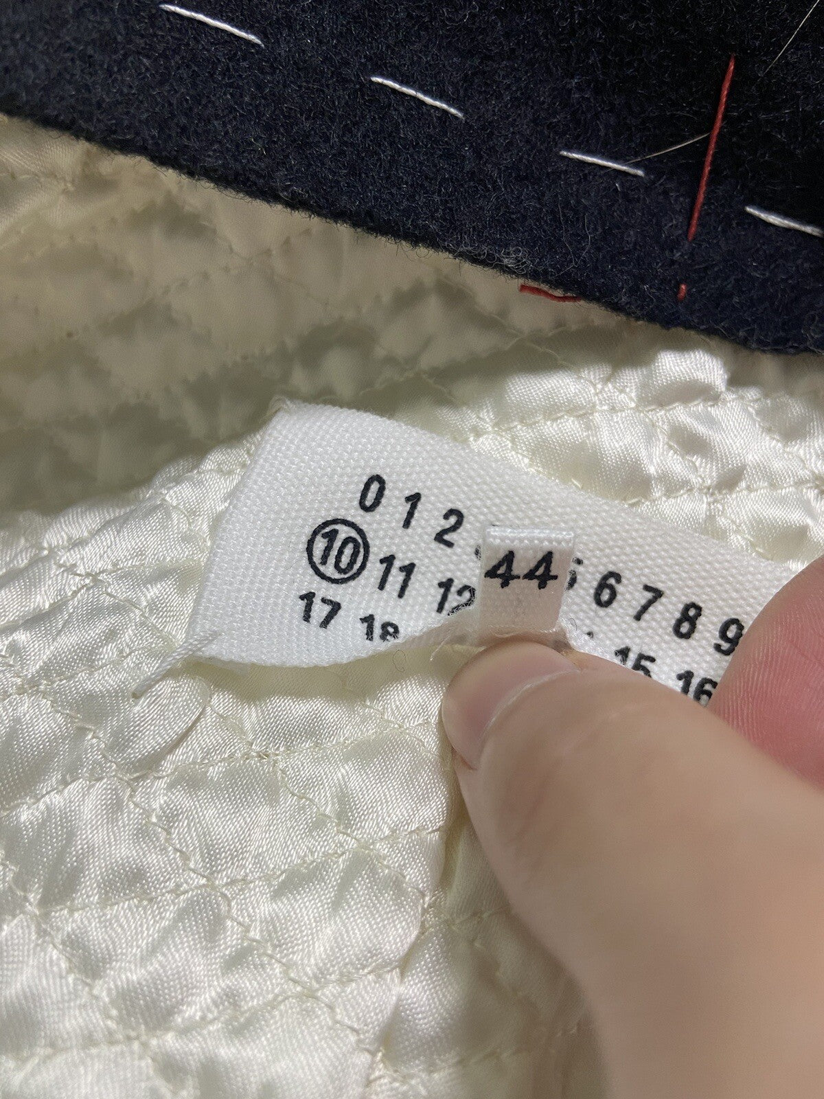 44 Maison Margiela Fw20 Two tone in progress coat