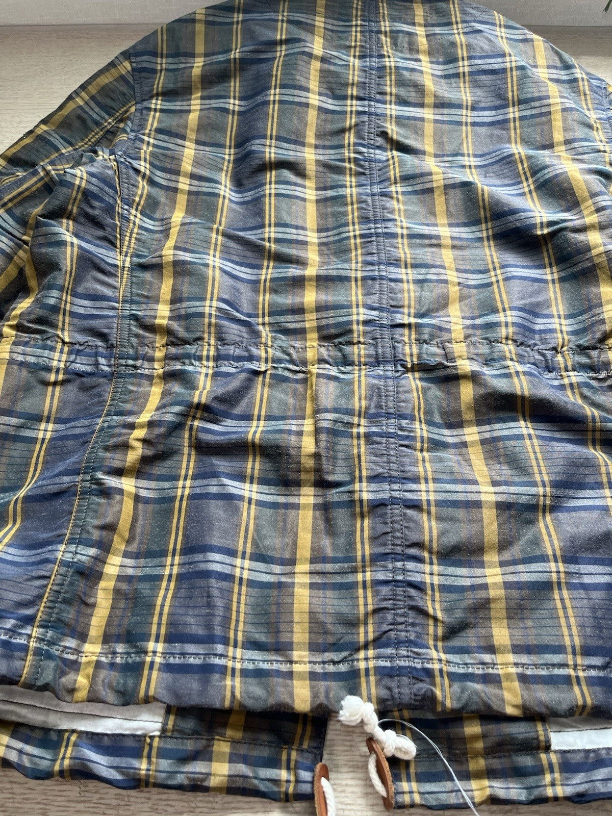 S Junya Watanabe man comme des garcons Ss22 m65 tartan Military jacket