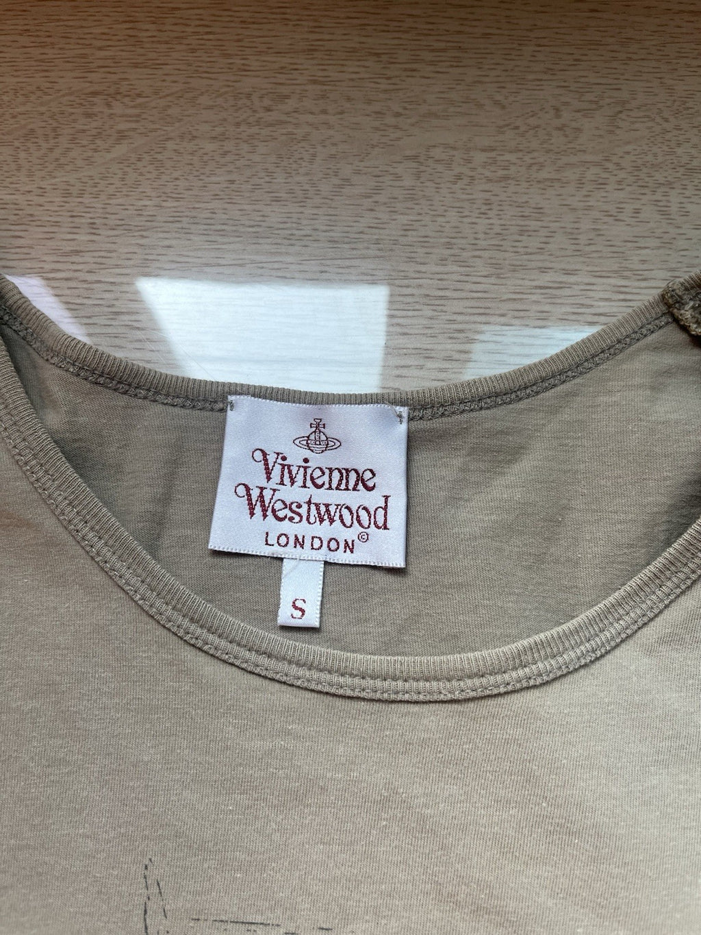 S Vivienne Westwood orb logo Asymmetric propaganda t shirt