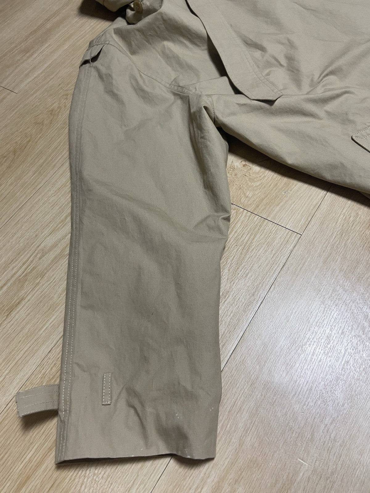 L Vetements incognito Oversized trench coat jacket