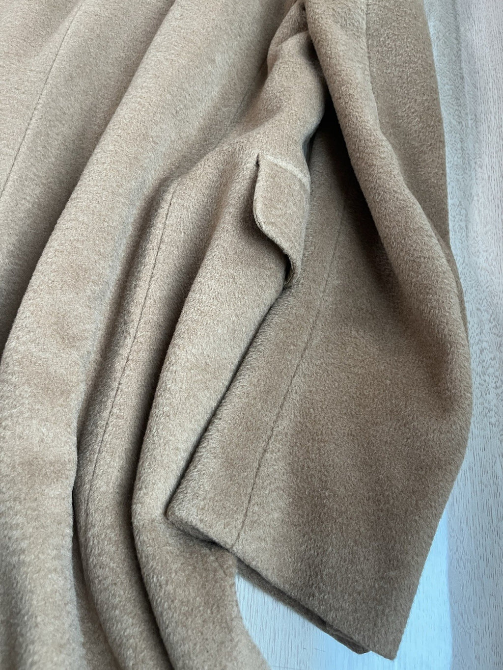 XS Vetements fw17 baby camel wool double breasted coat