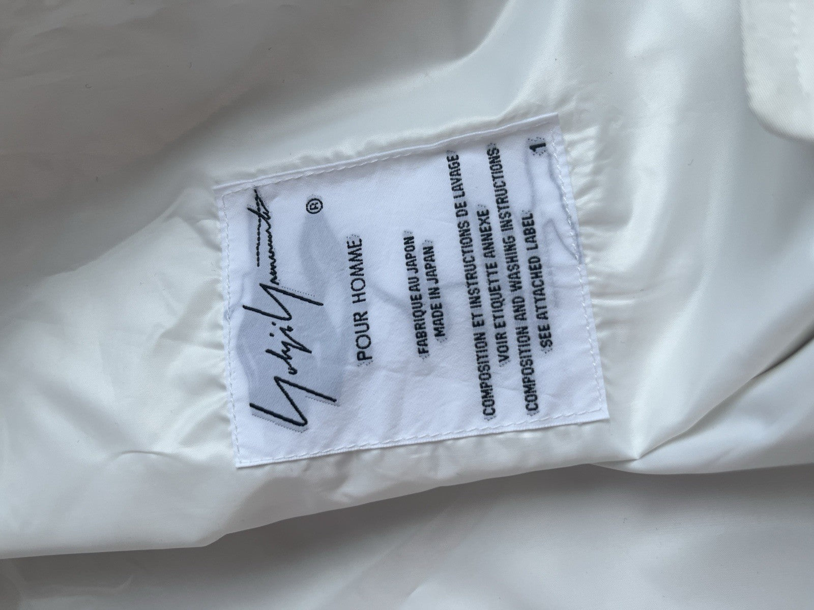 1 Yohji yamamoto transformable tactical long coat jacket