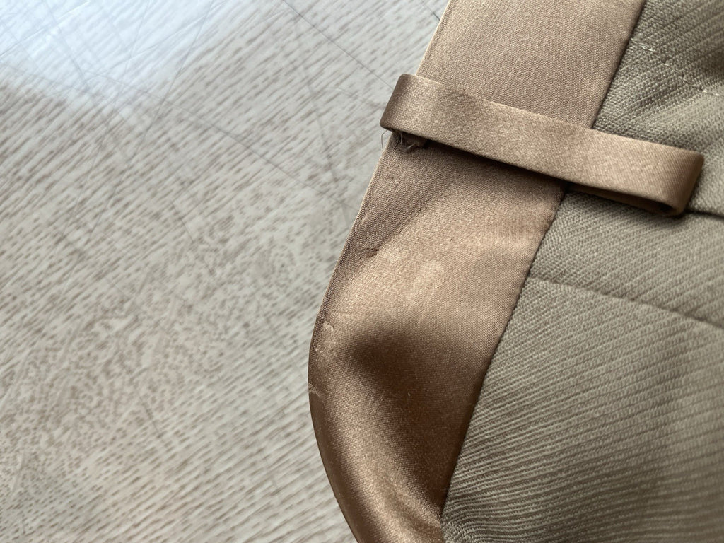 2 Undercover multi darts assymetric wool slacks pants