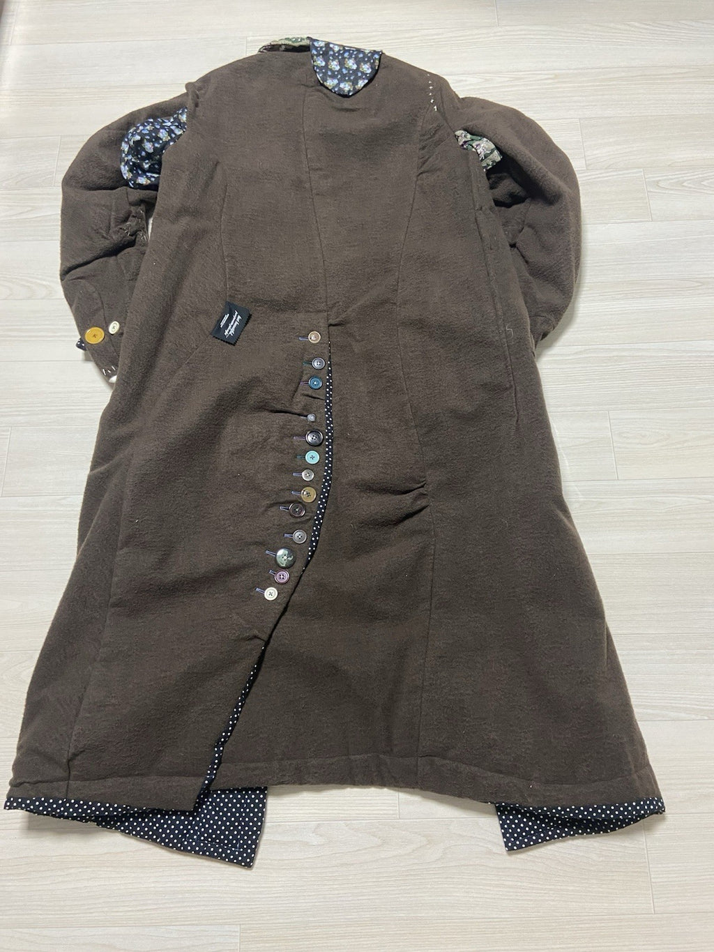 M Undercover aw04 BUT BEAUTIFUL Finale hand sewn coat