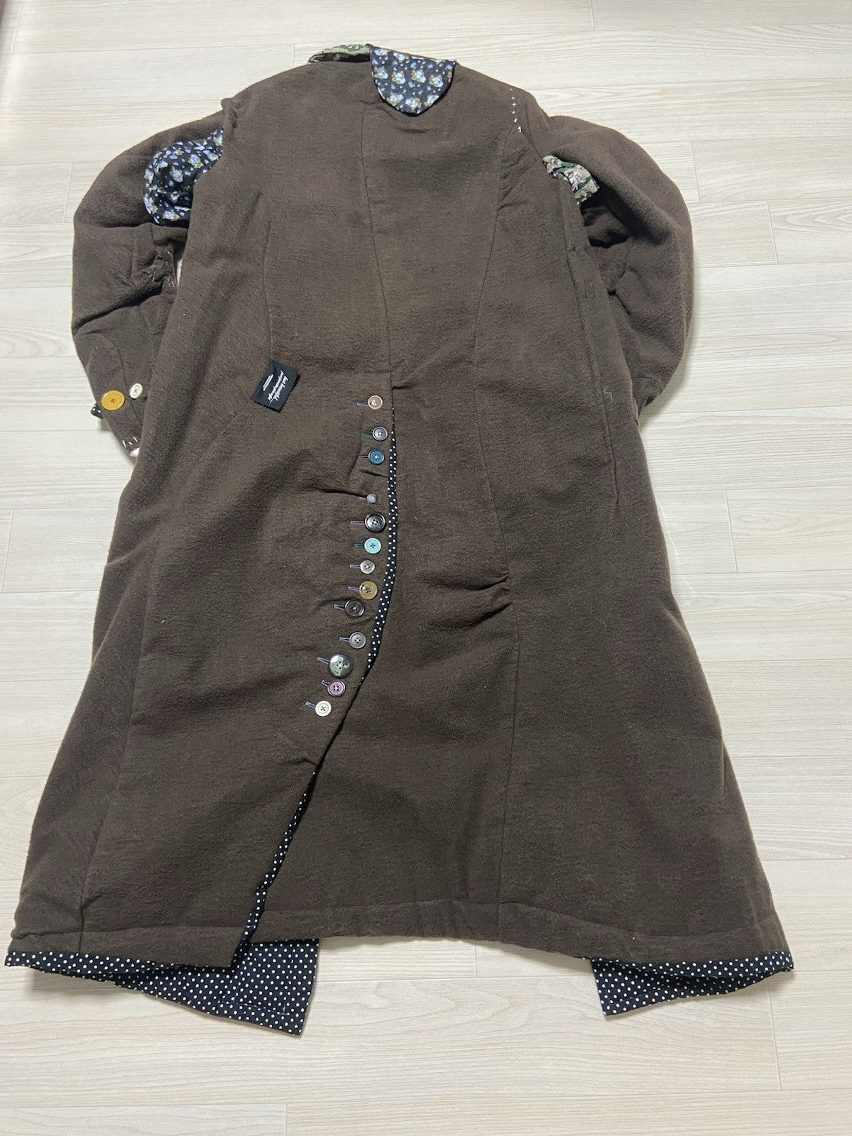 M Undercover aw04 BUT BEAUTIFUL Finale hand sewn coat