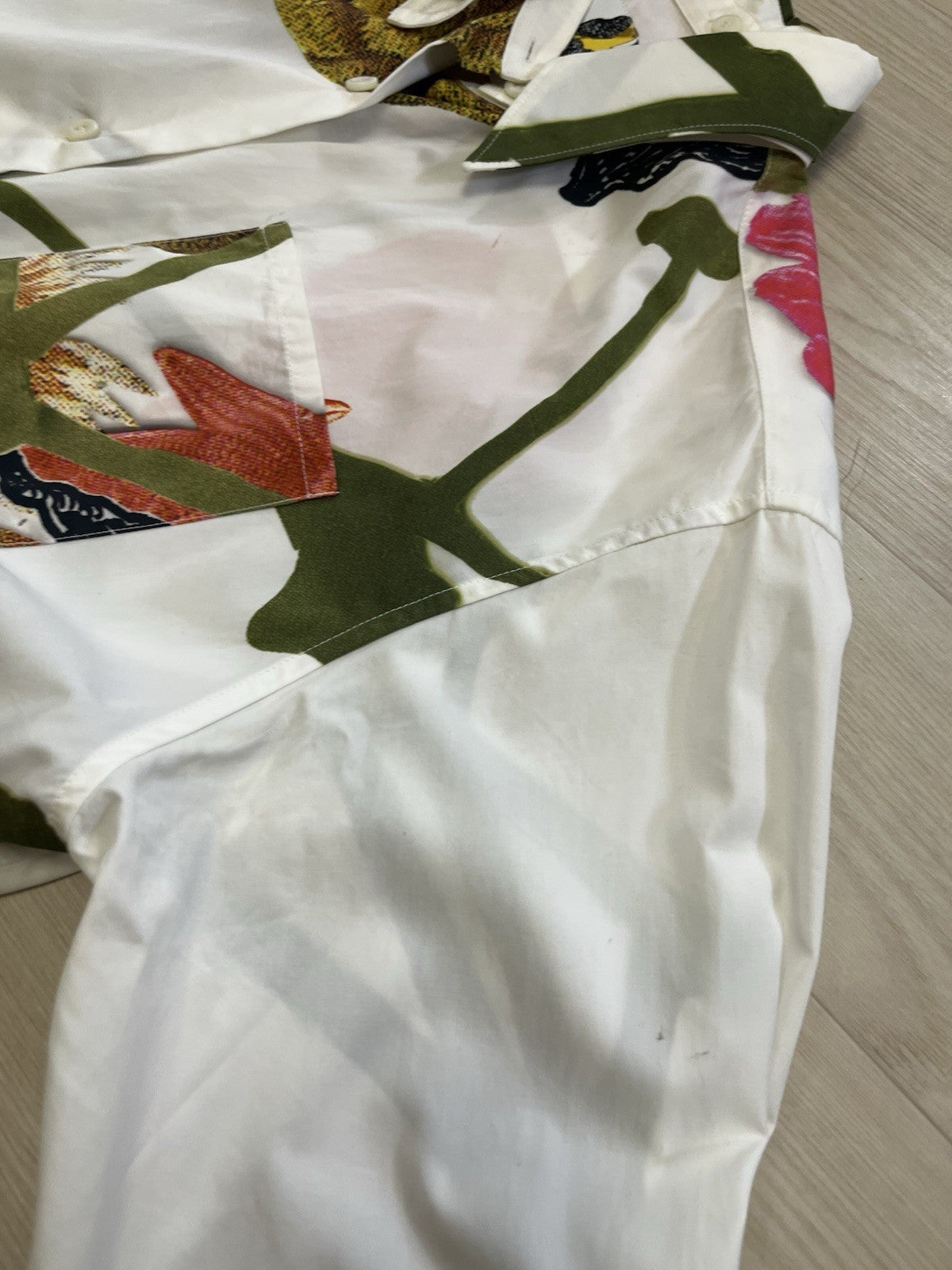 38 prada fw16 christophe chemin floreal long sleeve shirt