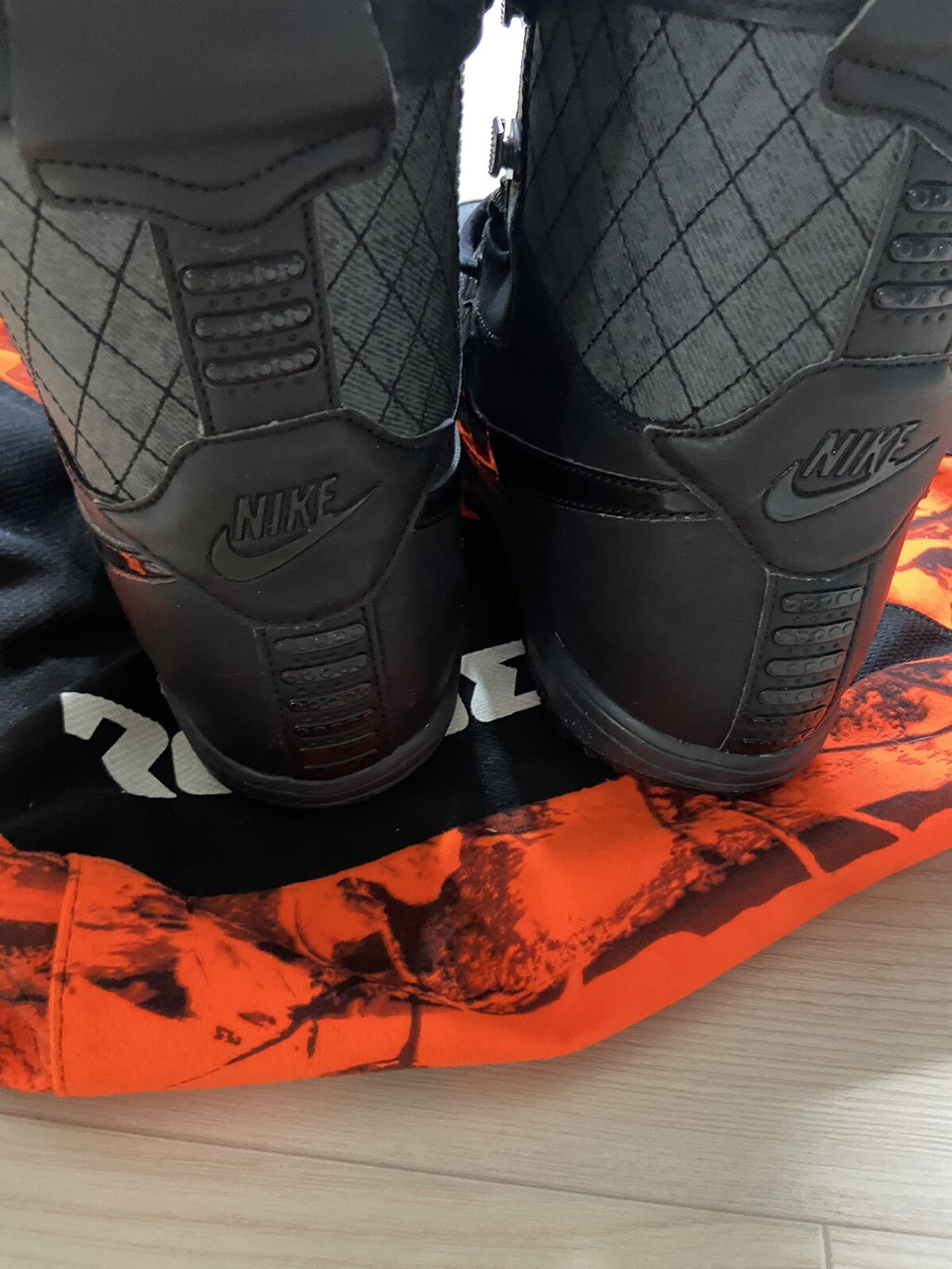 39 Nike Zoom Force All Black Ski snowboard Boots