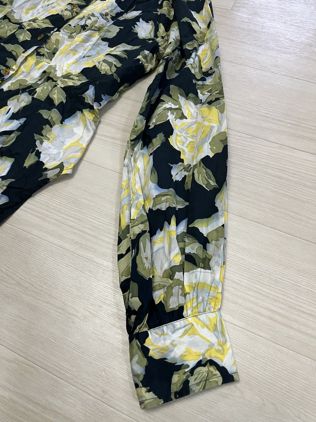 II Vivienne westwood Vintage slim fit dart Floral button up shirt