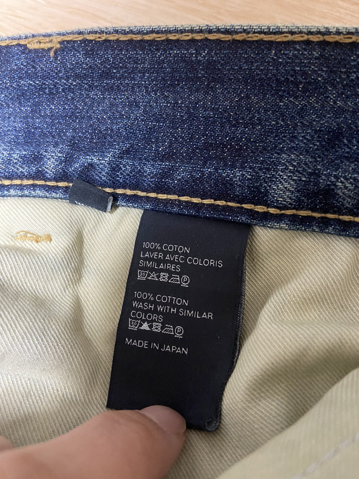 29 Celine midnight sapphire Wesley denim pants jeans