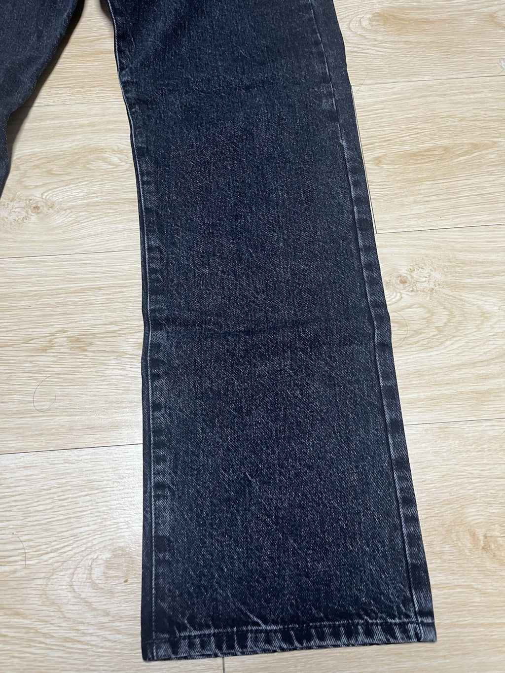 M Vetements SS20 crotch zip split HOMME denim pants jeans