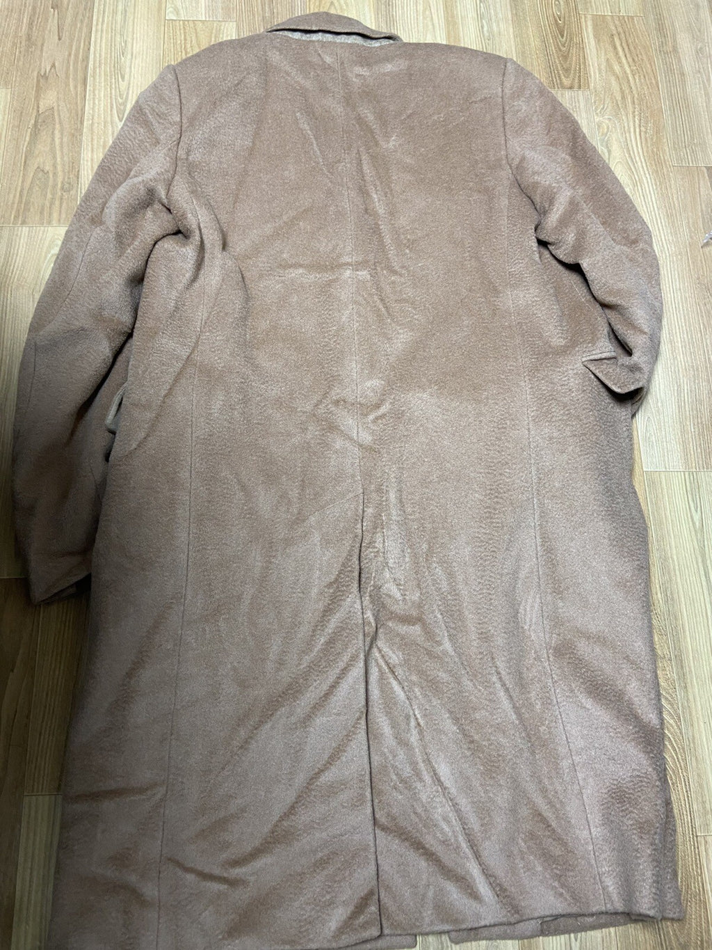 S Vetements FW17 baby Camel wool coat