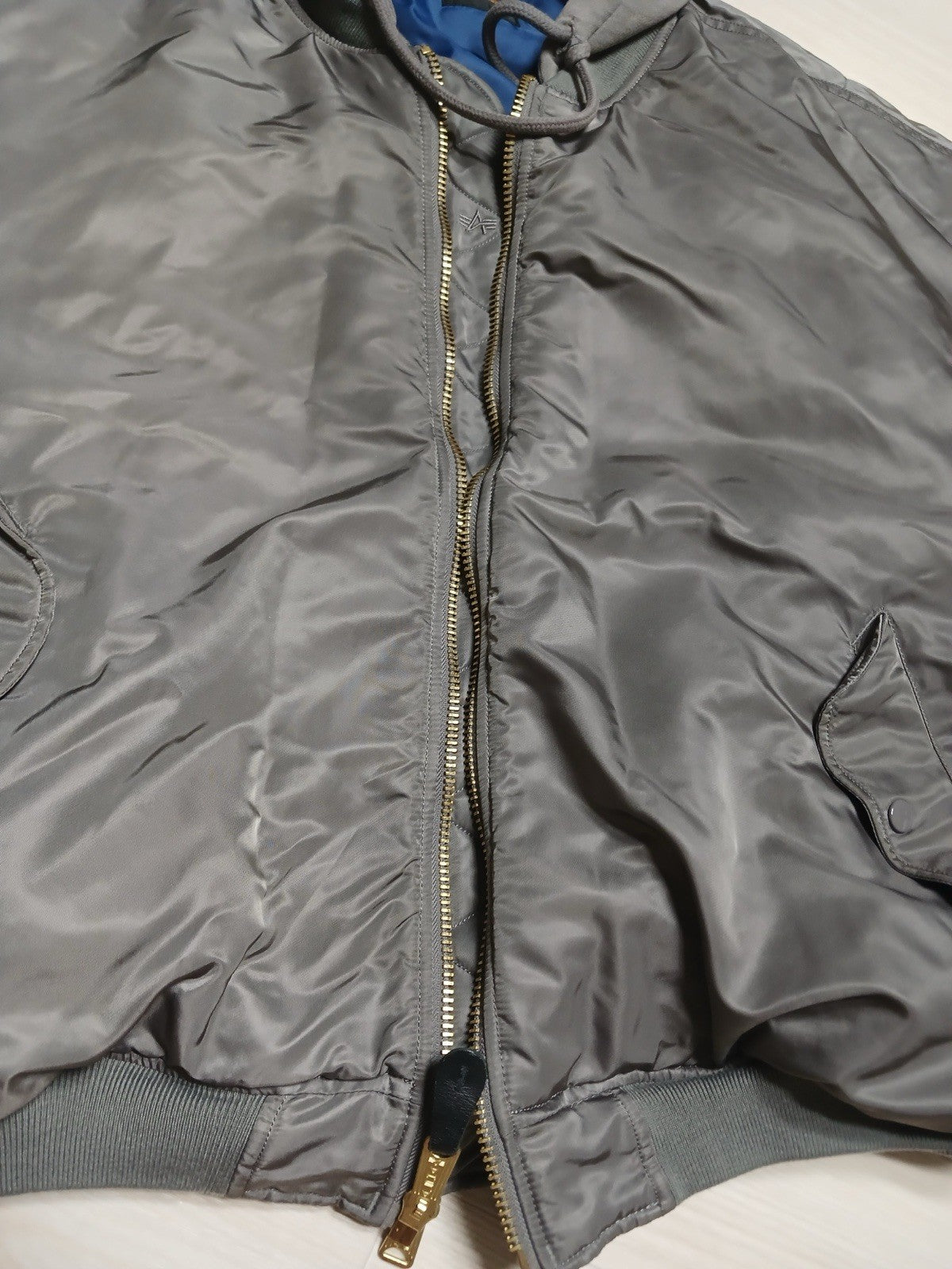 S Vetements alpha ss17 reversible oversized bomber jacket