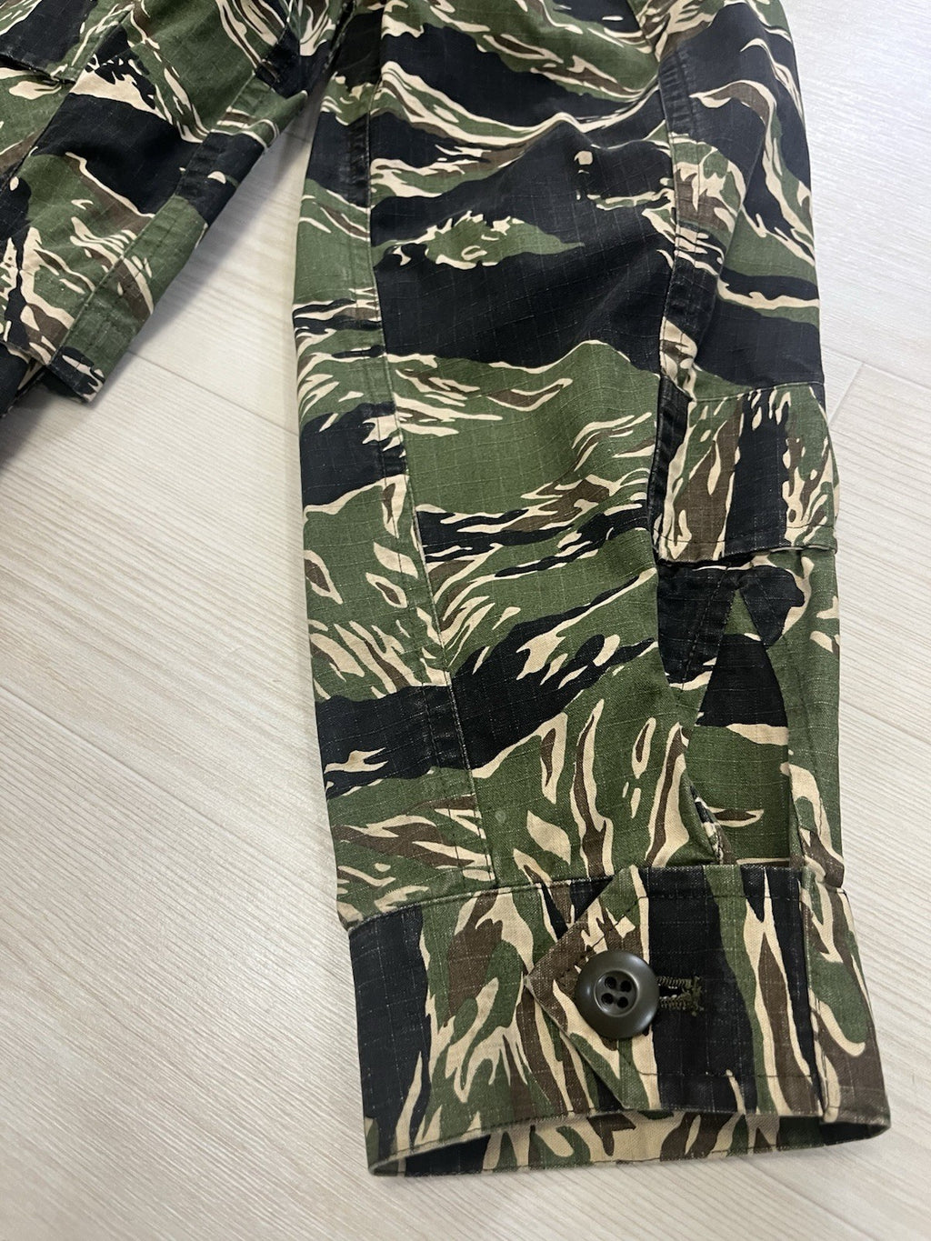2 Undercover reconstructed M-65 tiger camo military jacket