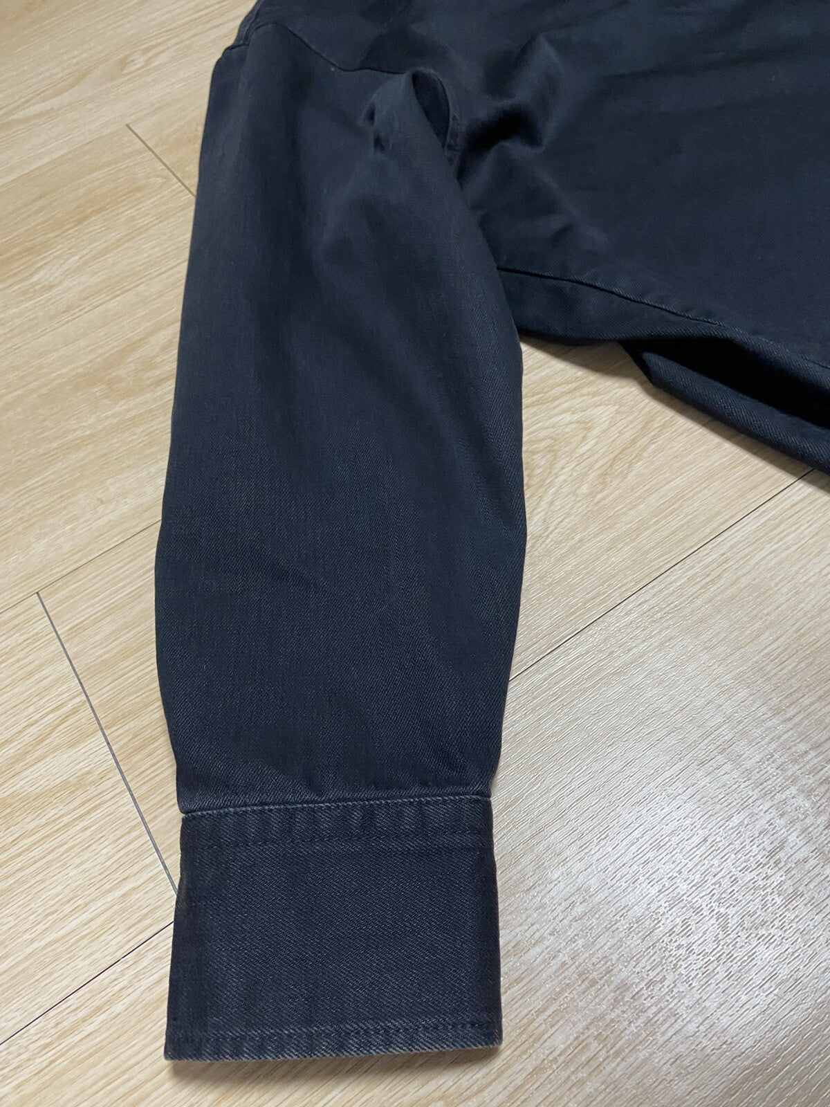 S Raf Simons ss19 oversized Big Fit Double Two patch denim shirt jackrt