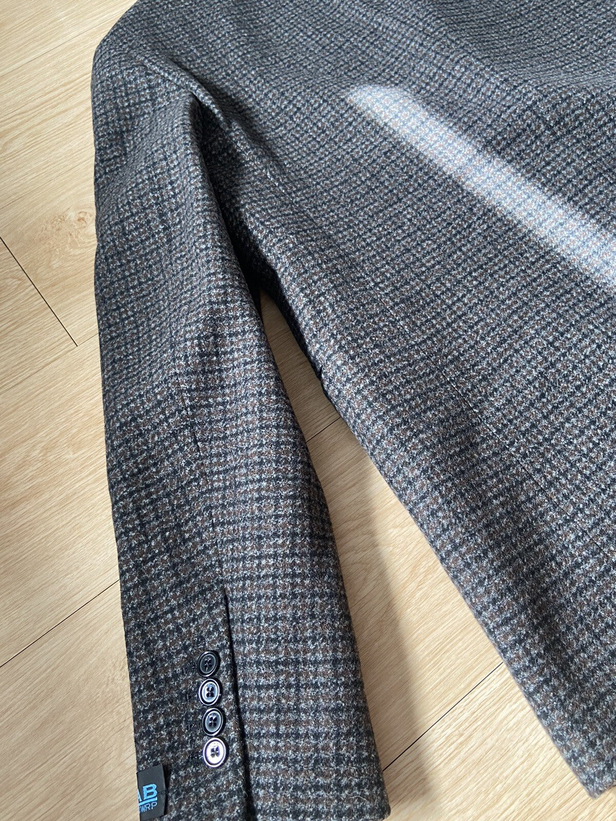 48 Raf Simons aw20 rs lab houndtooth blazer jacket